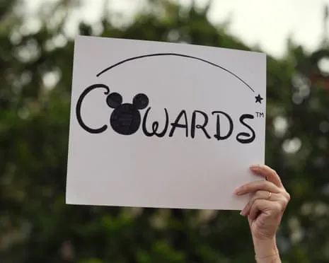 Numerous Rally Near Mickey Mouse Company HQ Over ‘Un-American’ Jimmy Kimmel Show Removal